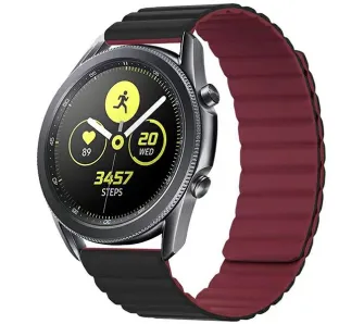 Pasek Beline Watch 20mm Magnetic Czarno-czerwony