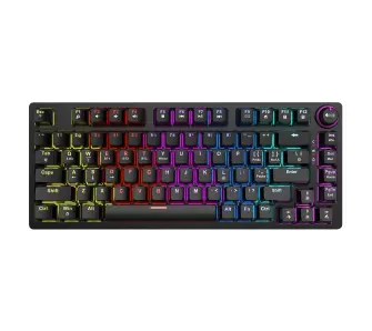 Klawiatura mechaniczna Savio Phenix Gateron Yellow Pro ABS Czarny