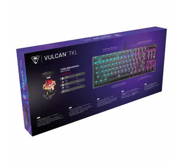 Turtle Beach Vulcan TKL AIMO Czarny