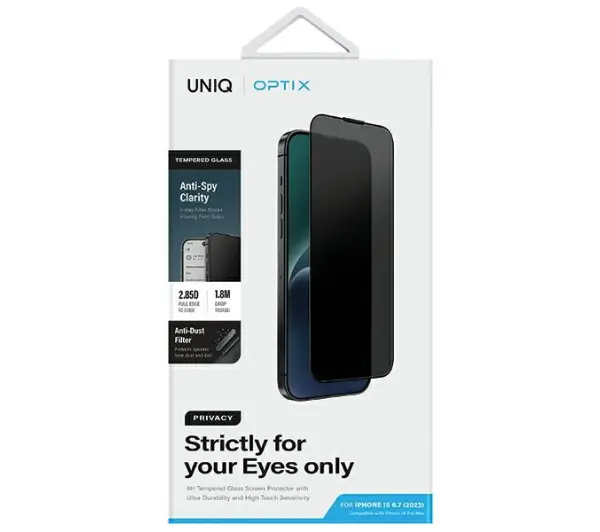 UNIQ Optix Privacy do iPhone 15 Plus/14 Pro Max