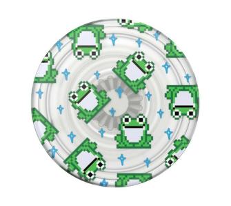 Uchwyt na telefon Popsockets PlantCore Grip 8 Bit Frogs