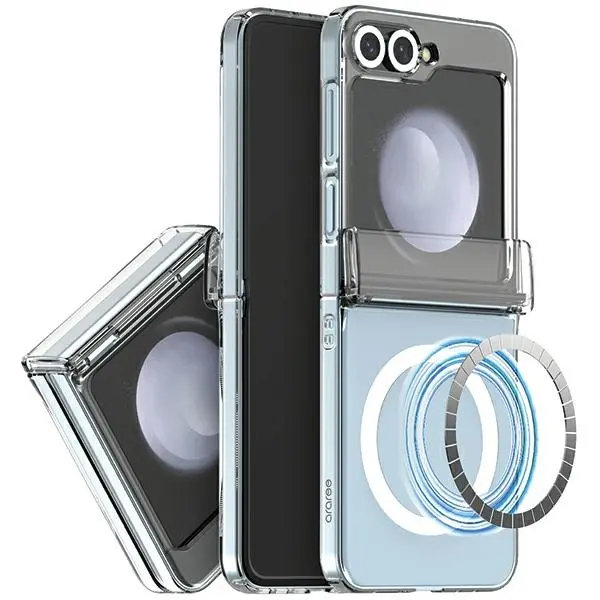 Etui Araree Nukin 360 M do Samsung Z Flip6 Przeźroczysty