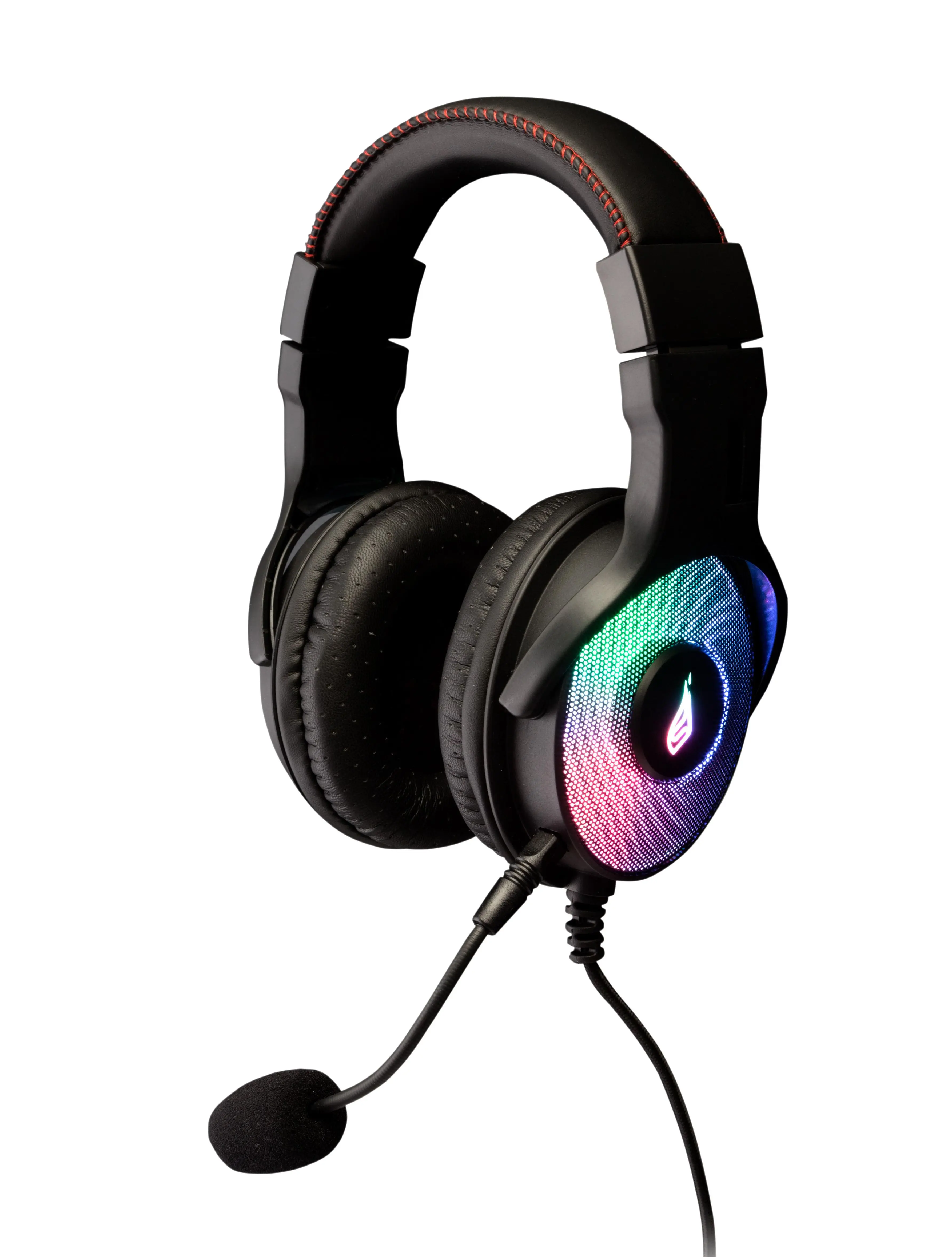 Słuchawki przewodowe z mikrofonem SureFire Harrier 360 Nauszne czarny