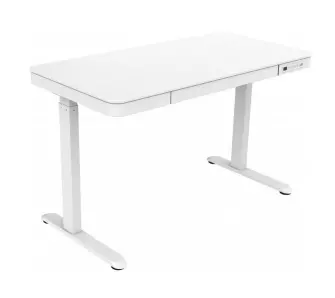 Biurko Tuckano ET119W-C 120,4cm Regulacja wysokości Biały