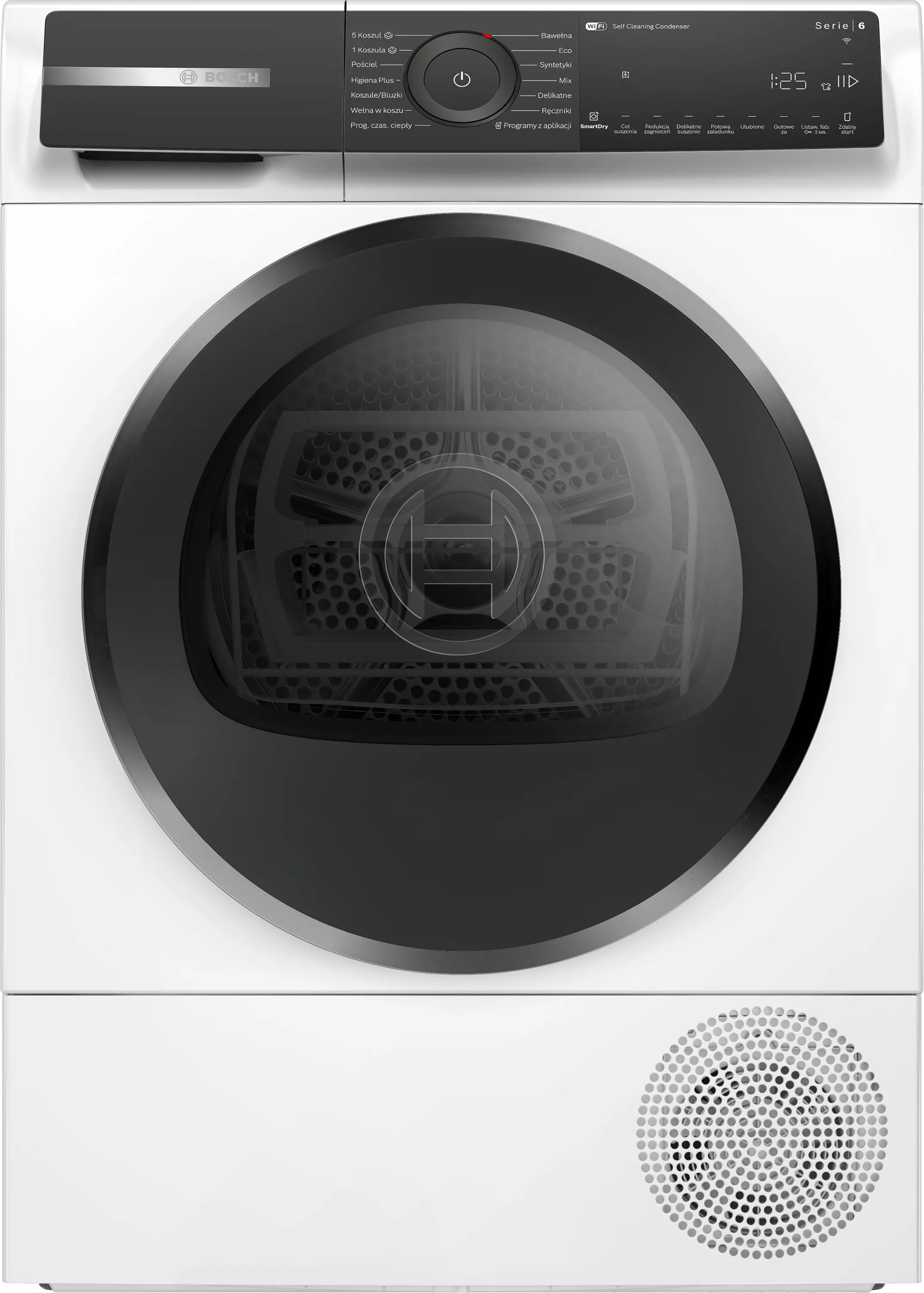 Suszarka Bosch Serie 6 WQH245B0PL Funkcje AI 60cm 9kg Zdalne sterowanie