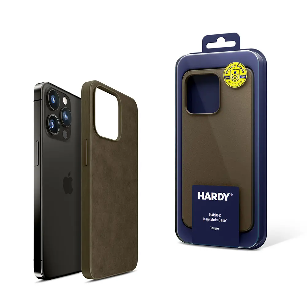 Etui 3mk Hardy MagFabric Case do iPhone 15 Pro Brązowy