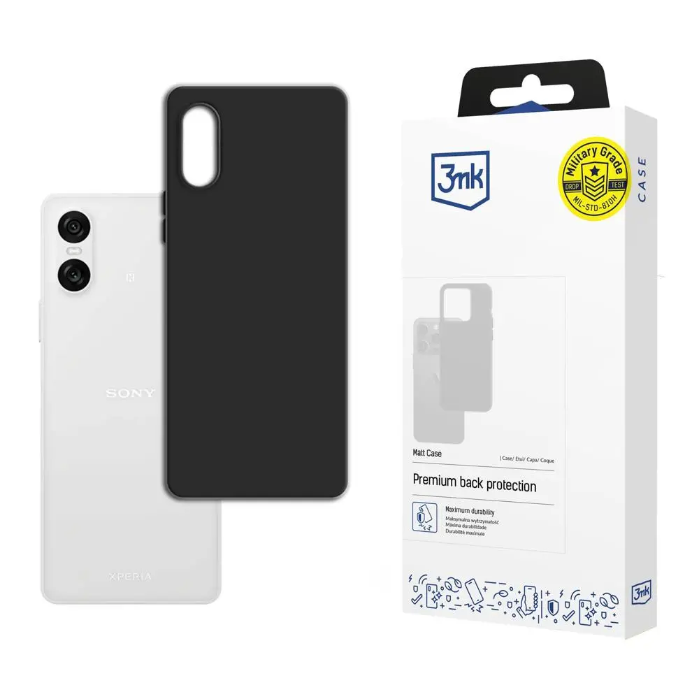 Etui 3mk Matt Case do Sony Xperia 10 VI Czarny