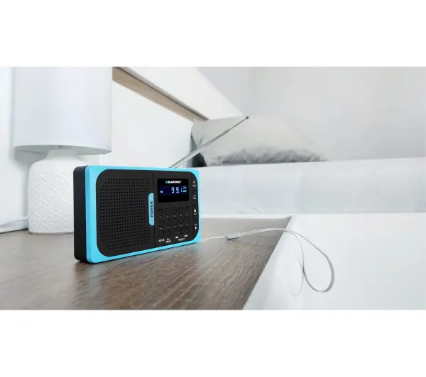 Blaupunkt PR5BL Radio FM Czarno-niebieski