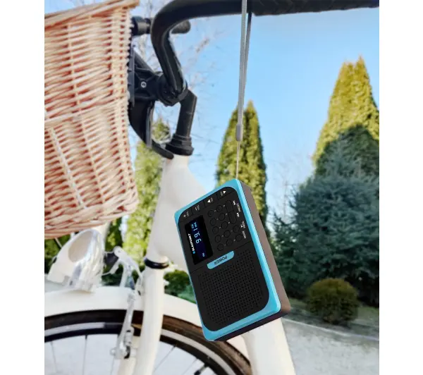 Blaupunkt PR5BL Radio FM Czarno-niebieski