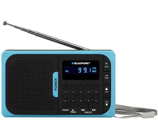 Blaupunkt PR5BL Radio FM Czarno-niebieski