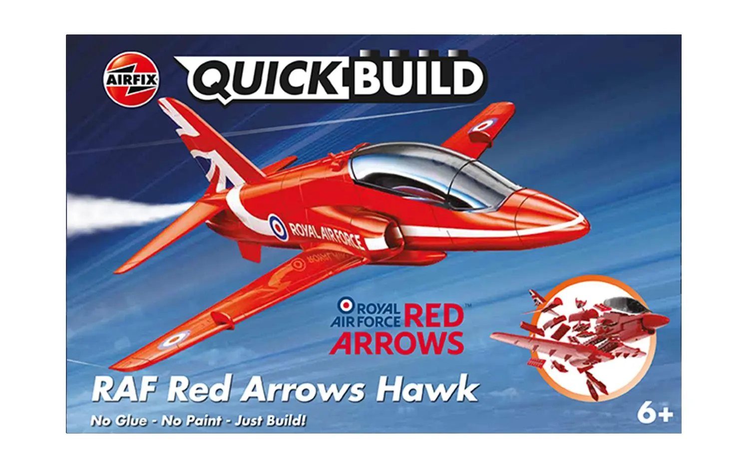 Model do składania Airfix J6018 Quickbuild - Red Arrows Hawk