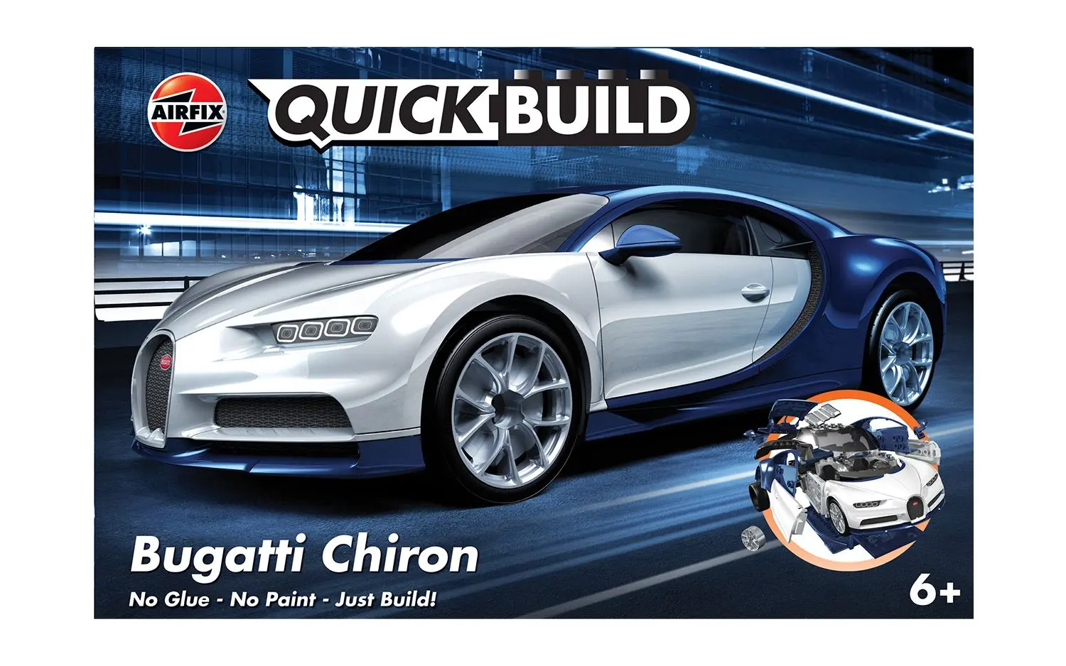 Model do składania Airfix J6044 Quickbuild - Bugatti Chiron