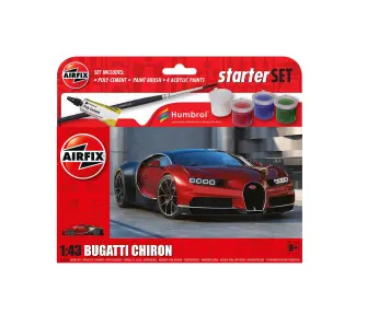 Model do sklejania Airfix A55005 Starter Set - Bugatti Chiron