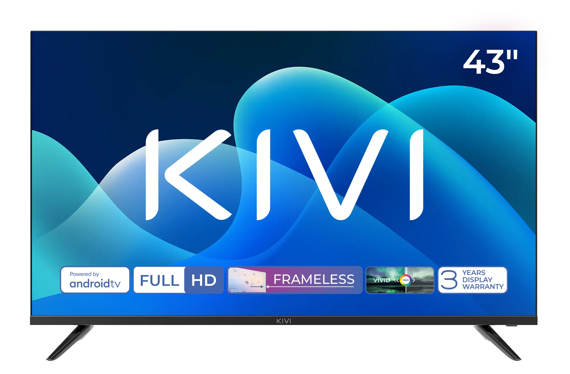 Telewizor KIVI 43F730QB 43" LED Full HD Android TV DVB-T2