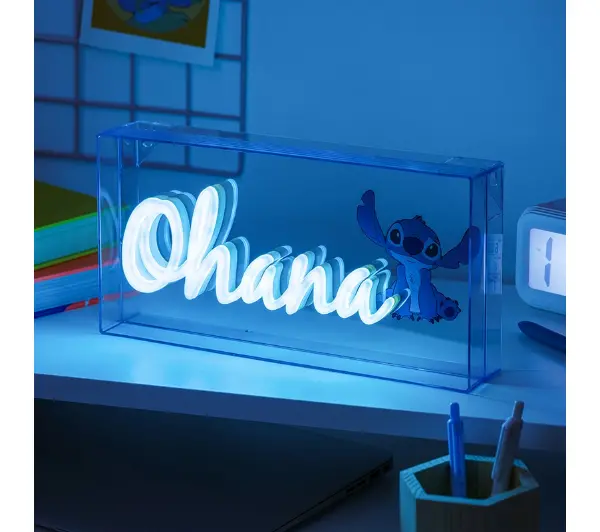 Paladone Disney Lilo & Stich Ohana LED Neon Light