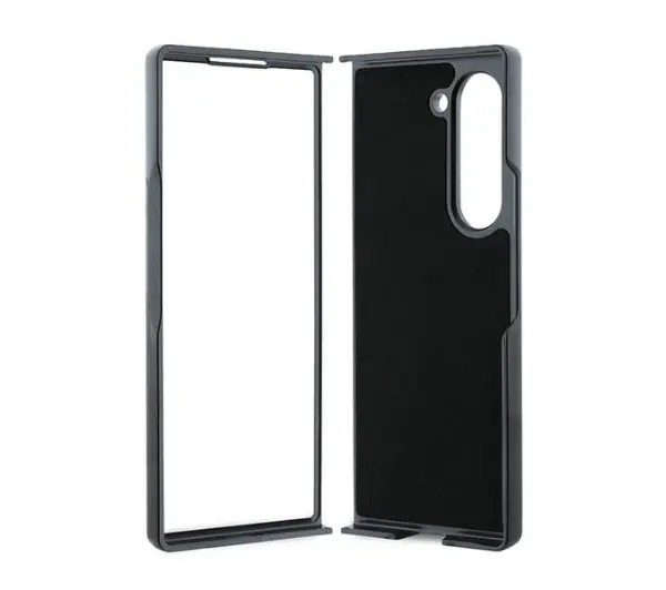 Guess 4G Leather Logo do Z Fold 6 Brązowy