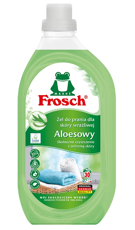 Żel do prania Frosch do białych tkanin Aloes 1500ml
