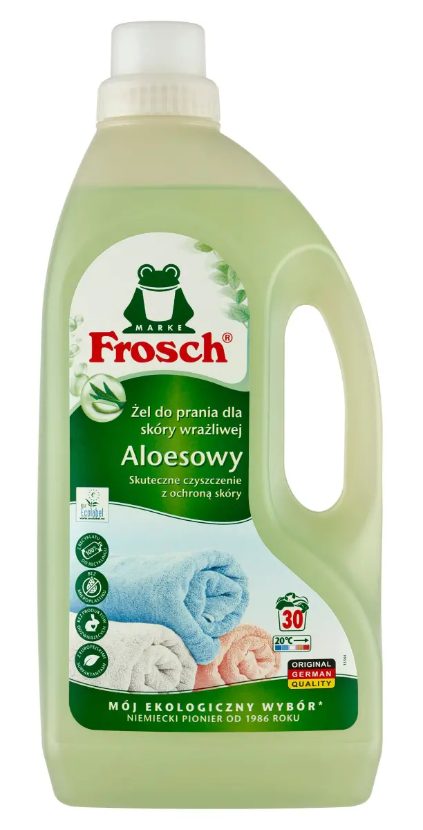 Żel do prania Frosch do białych tkanin Aloes 1500ml