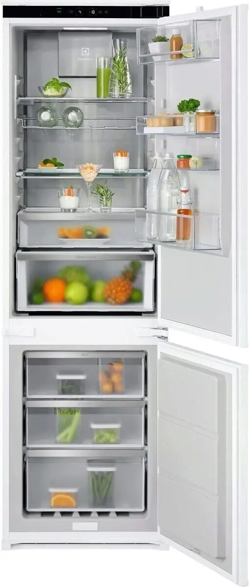 Lodówka Electrolux 800 E8MNCC18S Zamrażarka no Frost 177,2cm Szuflada z kontrolą wilgotności