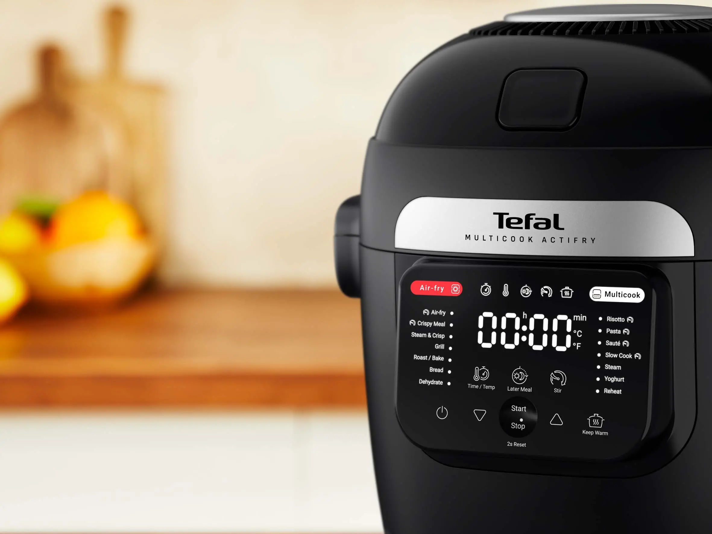 Tefal Airfryer Actifry MY741C 1334W 6l z mieszadlem i funkcja gotowania na parze