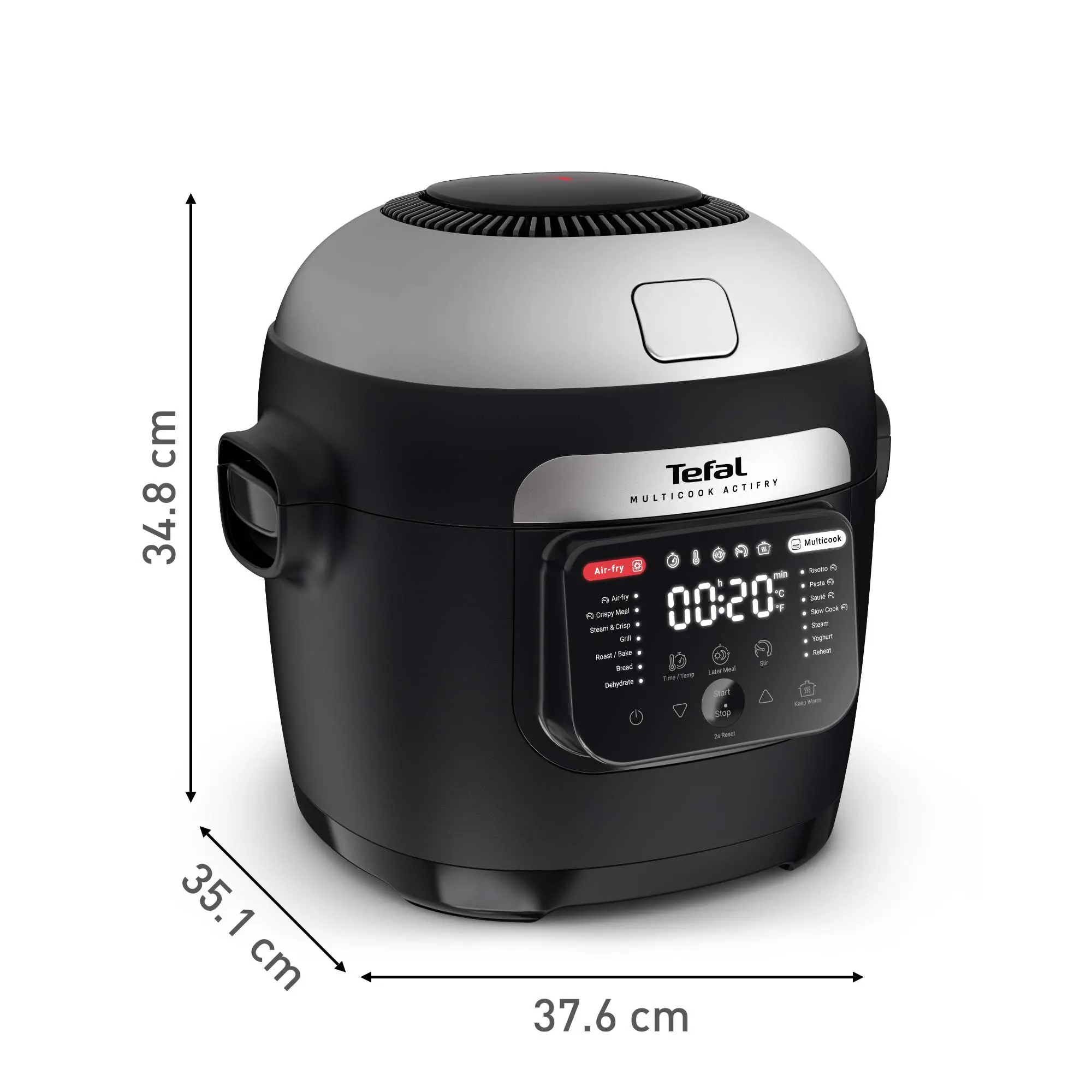 Tefal Airfryer Actifry MY741C 1334W 6l z mieszadlem i funkcja gotowania na parze