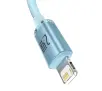 Kabel Baseus USB do Lightning Crystal Shine 2.4A 2m Niebieski