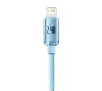 Kabel Baseus USB do Lightning Crystal Shine 2.4A 2m Niebieski