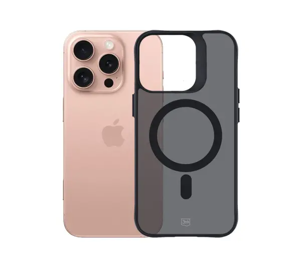 3mk Smoke MagCase do iPhone 16 Pro Czarny