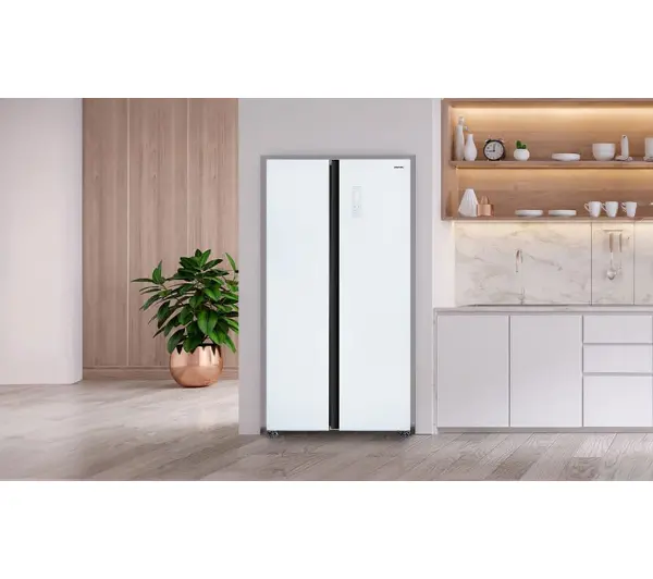 MPM SBS MPM-427-SBS-05/NL Pełny No Frost 177cm Komora świeżości Białe szkło - Kup na Raty - RRSO 0%