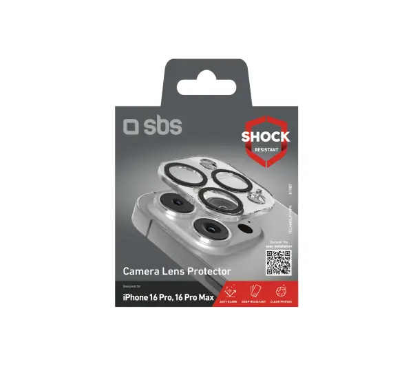 SBS Lens Protector do iPhone 16 Pro/16 Pro Max