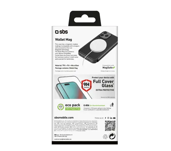 SBS Wallet Mag TEBKMAGSFIP1667PK do iPhone 16 Pro Max Czarny