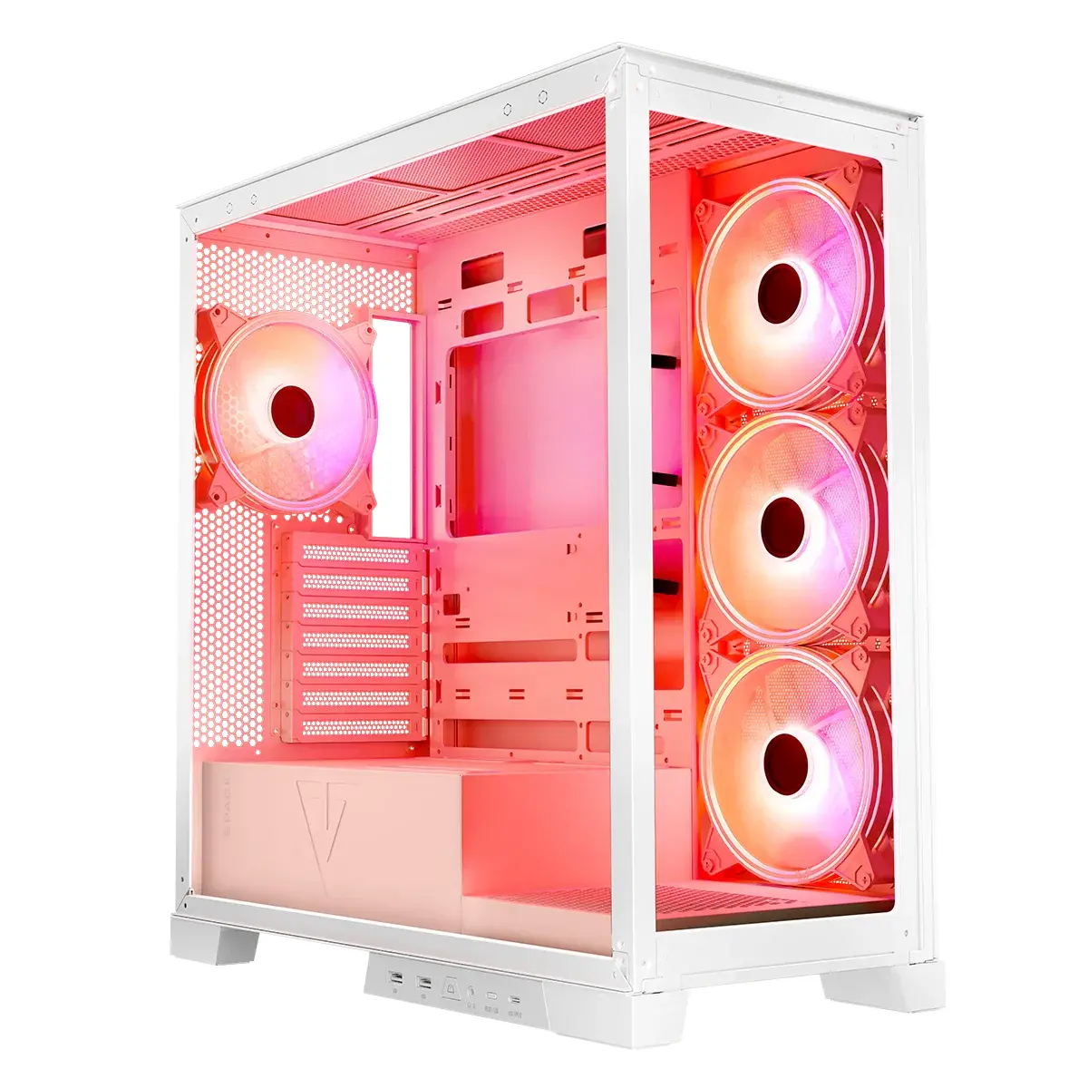 Obudowa MODECOM Volcano Space Apex ARGB Biały