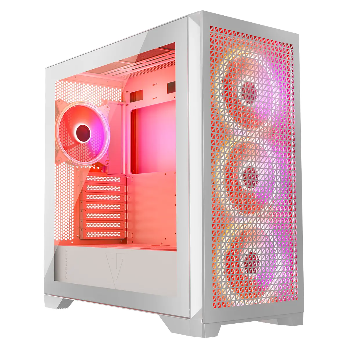 Obudowa MODECOM Volcano Expanse T Apex ARGB Biały