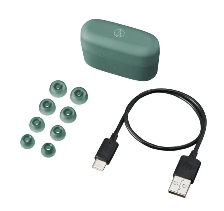 фото Навушники TWS Audio-Technica ATH-CKS30TW+ Green