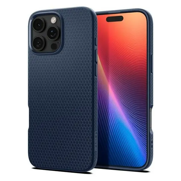 Etui Spigen Liquid Air do iPhone 16 Pro Granatowy