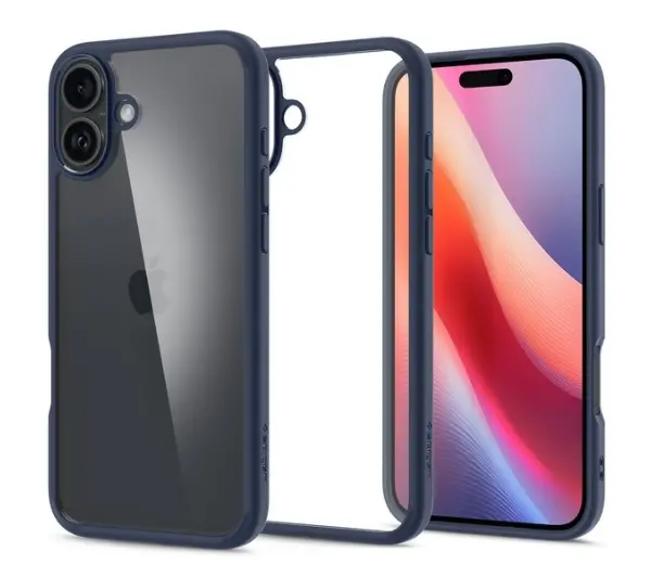 Spigen Ultra Hybrid do iPhone 16 Granatowy