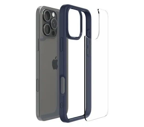 Spigen Ultra Hybrid do iPhone 16 Pro Granatowy