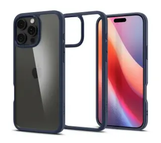 Spigen Ultra Hybrid do iPhone 16 Pro Granatowy