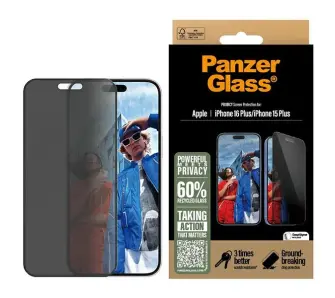 Szkło hartowane PanzerGlass Privacy Screen Protector iPhone 16 Plus