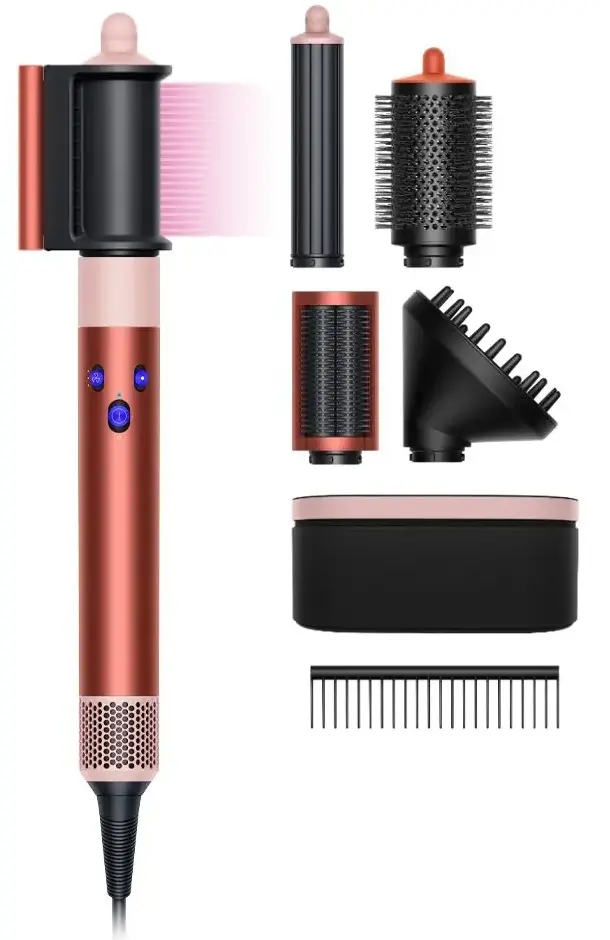 Suszarko-lokówka Dyson Airwrap Complete Long Volumise 1300W Jonizacja Zimny nawiew Średnica szczotki 30mm 40mm 3 poziomy temperatury