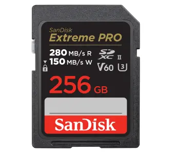 Karta pamięci SanDisk Extreme PRO SDXC 256GB 280/150 V60