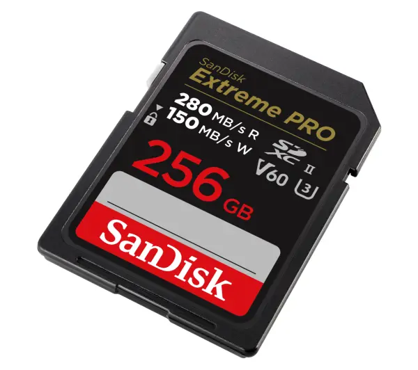 SANDISK Extreme PRO SDXC 256GB 280/150 V60 - Kup na Raty - RRSO 0%