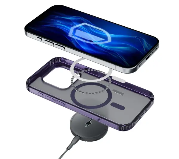 3mk Frosty Magcase do iPhone 15 Purpurowy