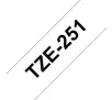 Taśma Brother TZe-251 24mm x 8m Czarno-biały