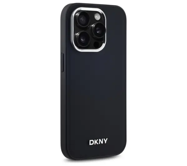 DKNY Plain Logo MagSafe do iPhone 14 Pro Max Czarny