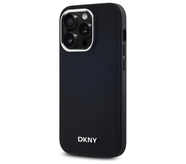DKNY Plain Logo MagSafe do iPhone 14 Pro Max Czarny