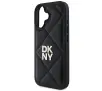 Etui DKNY Quilted Stack Logo do iPhone 16 Czarny