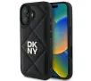 Etui DKNY Quilted Stack Logo do iPhone 16 Czarny