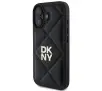 Etui DKNY Quilted Stack Logo do iPhone 16 Czarny