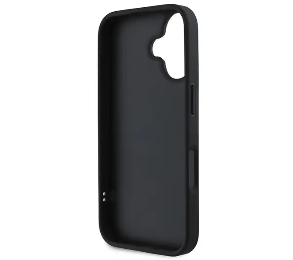 DKNY Quilted Stack Logo do iPhone 16 Czarny